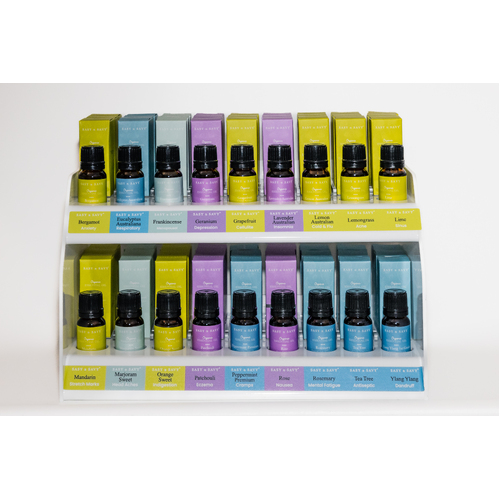 Sasy n Savy Organic Essential Oil Stand with Oils